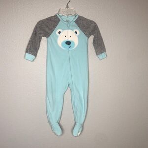 Absorba Fleece Footsie Pajamas, Sleeper, Size 2T
